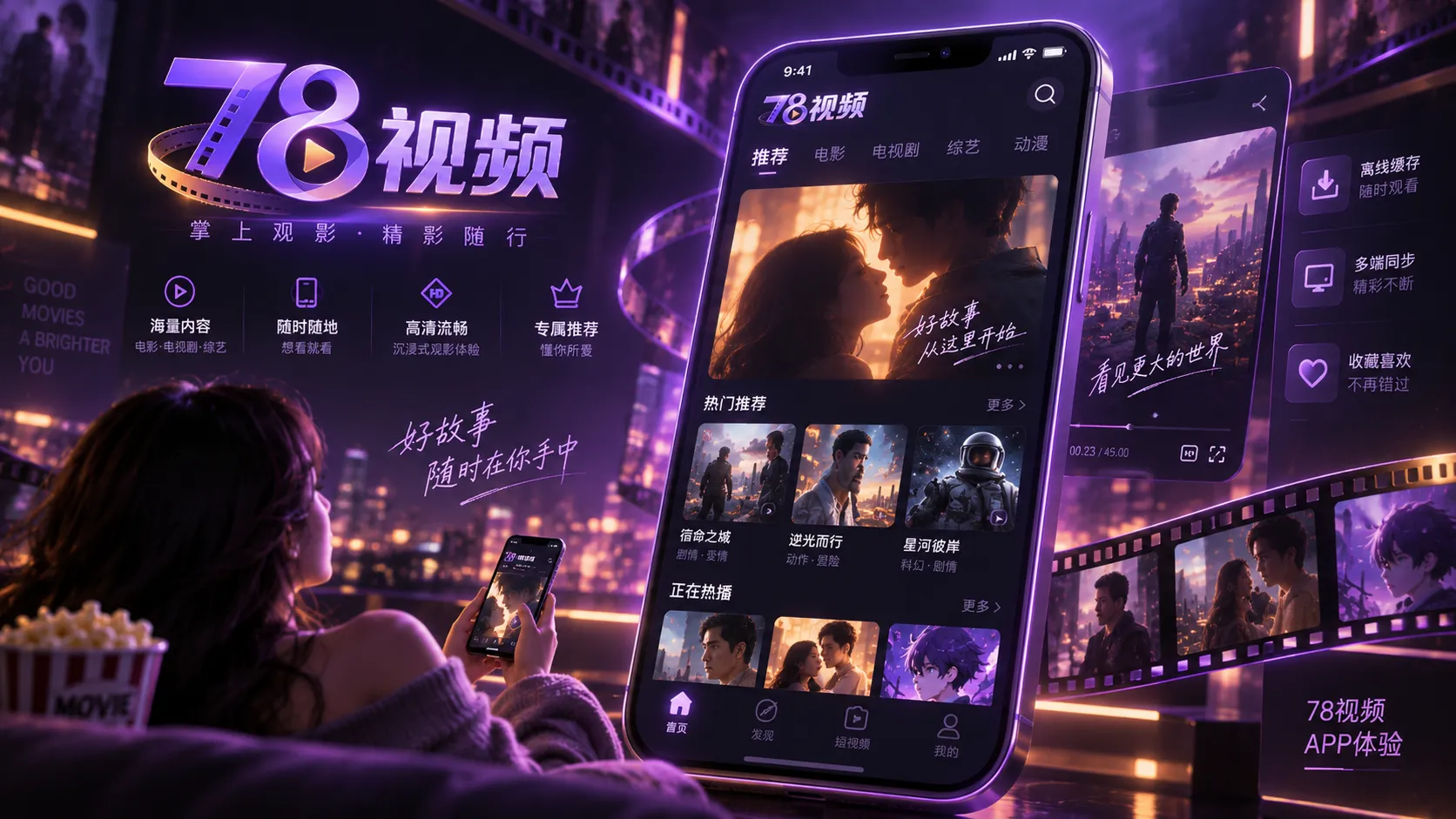 78视频电脑端浏览示意